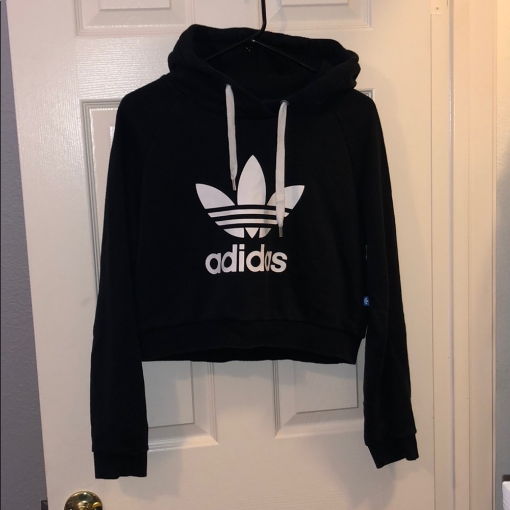 Cropped adidas hoodie! Really nice quality
